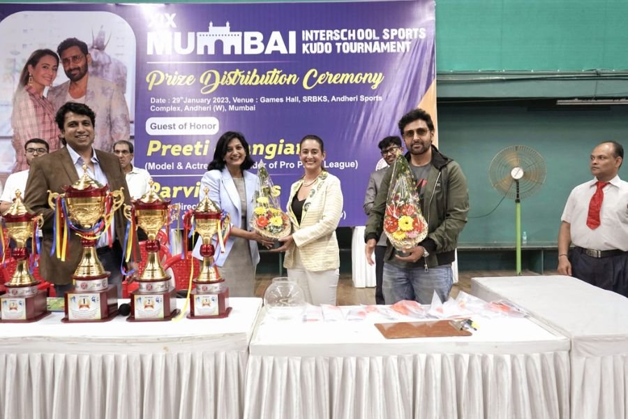 The XIX Mumbai Interschool Sports Kudo tournament organized at Andheri Sports Complex