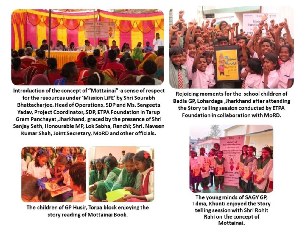 The Ministry of Rural Development & ETPA Foundation for Social Development implements ‘Mission LiFE with Mottainai Grandma’ in the State of Jharkhand