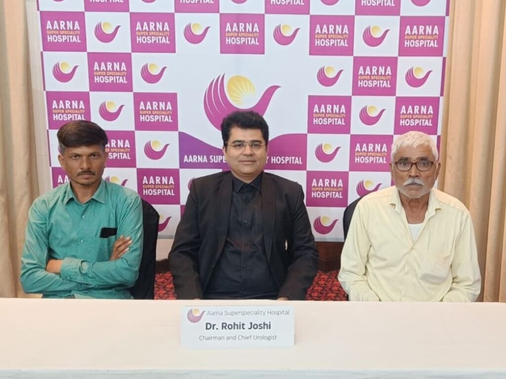 Gujarat’s 1st UroLift procedure, the most physiological and minimally invasive procedure for enlargement of prostate, done at Aarna Superspeciality Hospital