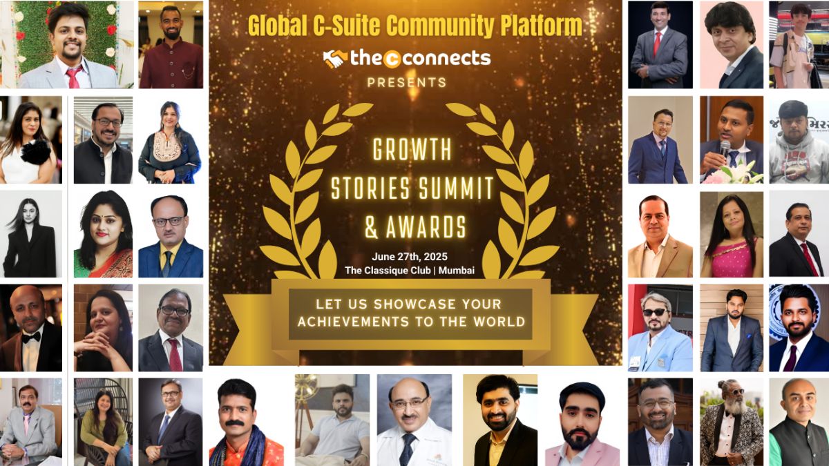 Growth Stories Summit and Awards 2025, Mumbai by TheCconnects Magazine Global C-Suite Community Platform
