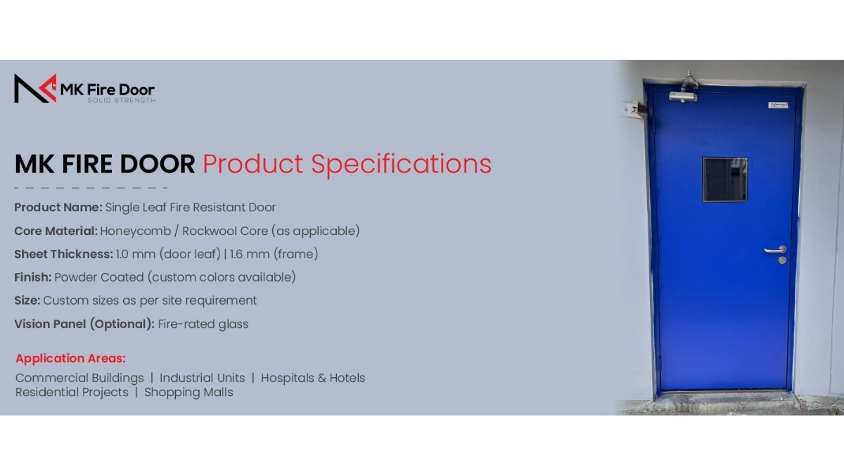 MK Fire Doors Introduces a New Advanced Fire Safety System