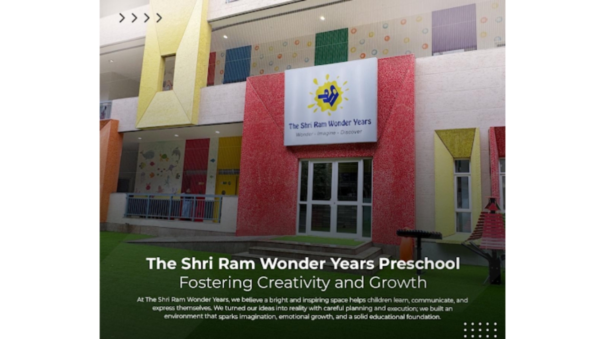 The Shri Ram Wonder Years Preschool Gurugram – 79: A New Beginning in Early Childhood Education