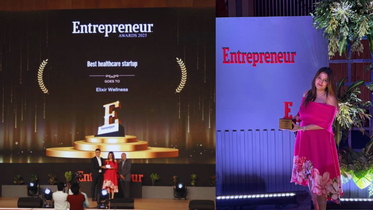 Elixir Wellness Named Healthcare Startup of the Year at Entrepreneur India 2025