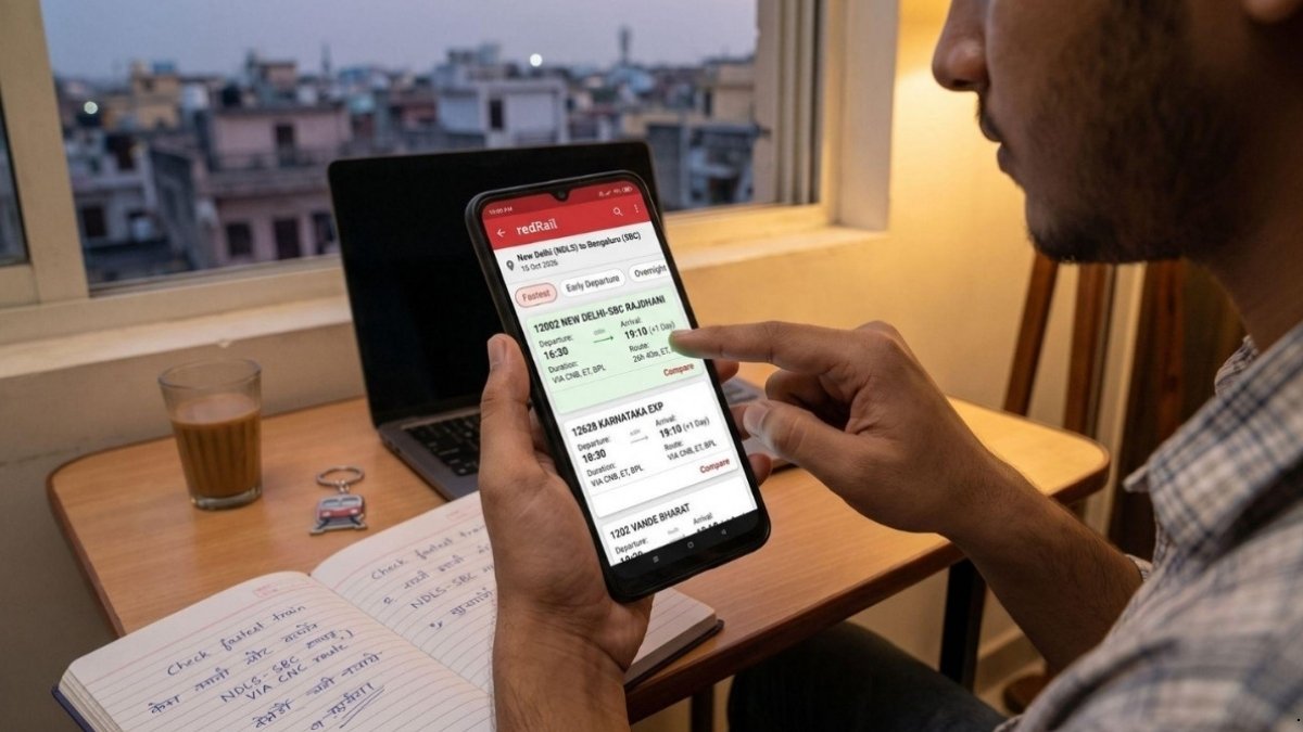 redRail Highlights Key Factors for Selecting Trains Based on Route, Timing and Travel Duration