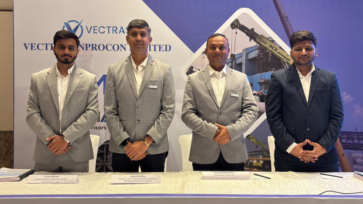 IPO Opening Announcement of Vectras Enprocon Limited on BSE SME Platform